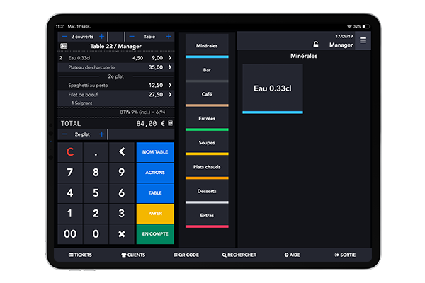 Créez un menu sur mesure