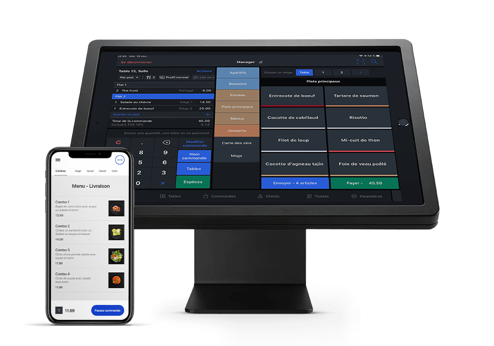 Logiciel de caisse pour restaurants