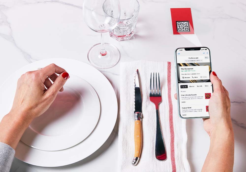 prise commande mobile à table